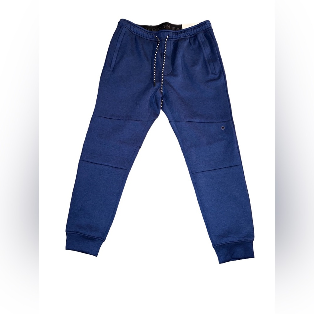 AMERICAN EAGLE pantaloon/joggers size m m/m stretchy comfy navy blue